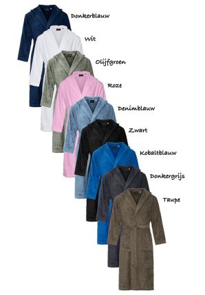 Saunabadjas katoen met capuchon – unisex – div. kleuren