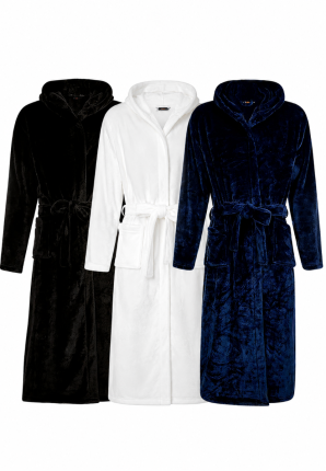 Badrock fleece badjas - 3 kleuren