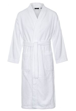Kimono van katoen – badstof - wit