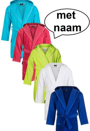 Kinder-ochtendjas met naam 