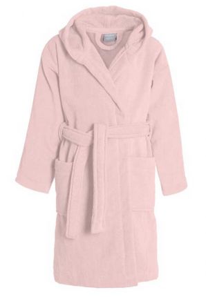 Kinderbadjas pastel roze