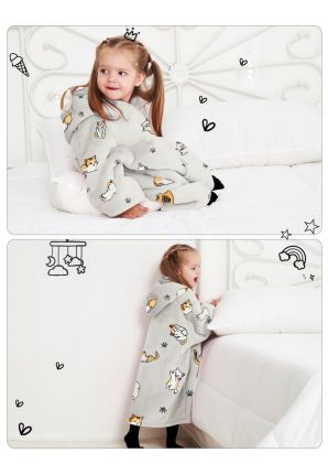 Snuggle hoodie kind katjes - mt. 104 t/m 134
