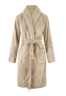 Relax Company badjas fleece - beige