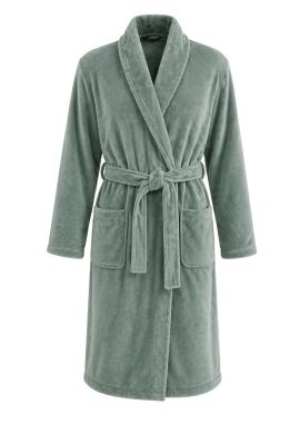 Relax Company badjas groen - fleece