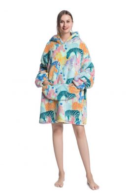 Snuggle hoodie zebra